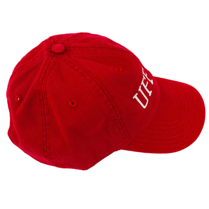 Uff Da red baseball cap