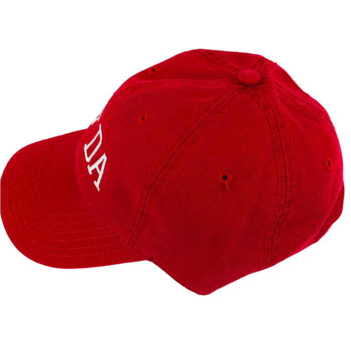 Uff Da red baseball cap