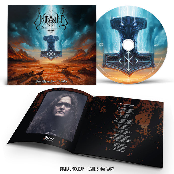 Unleashed "Unleashed - Fire Upon Your Lands - CD Digipak" CD