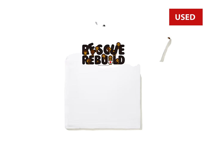 (USED) A Bathing Ape Baby Milo "Rescue and Rebuild" Charity Tee (HEATCHECK ARCHIVE)