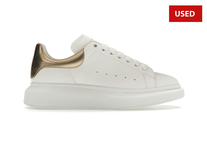 (USED) Alexander McQueen Oversized Light Gold - Sz 11.5
