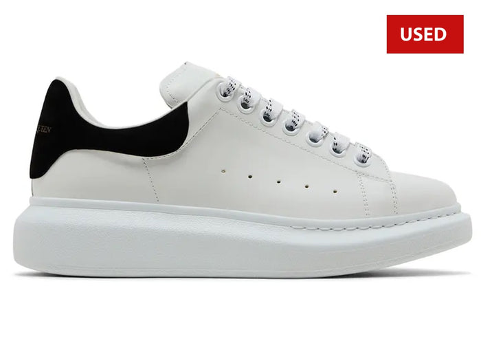 (USED) Alexander McQueen Oversized Sneaker 'White Black' - Sz 9