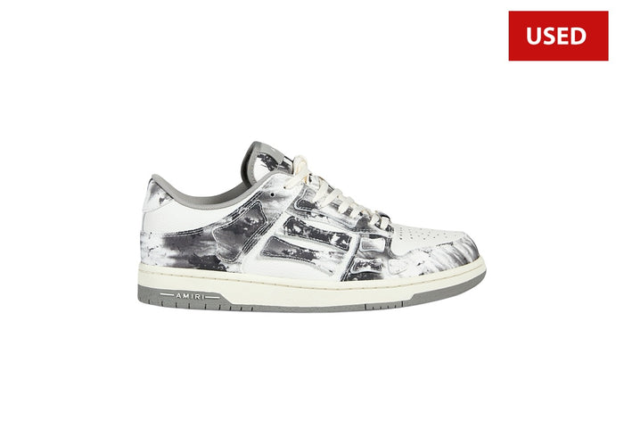 (USED) AMIRI Skel Top Low Grey Tye Dye - Sz 10