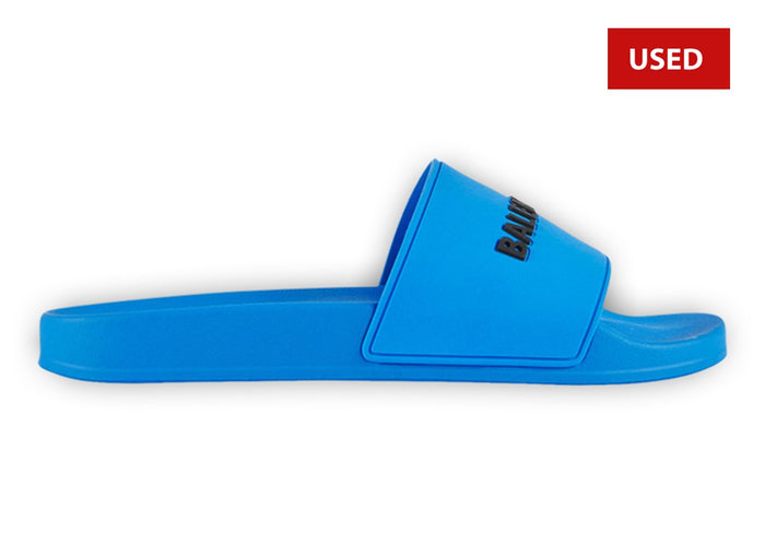 (USED) Balenciaga Slides Blue - Sz 9
