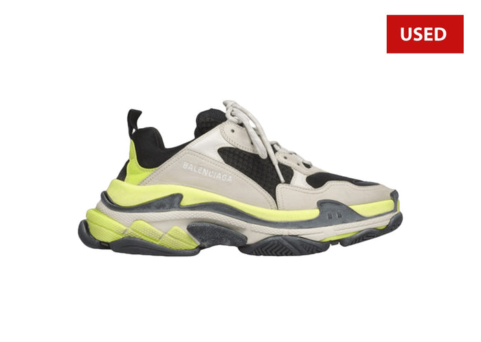 (USED) Balenciaga Triple S Sneaker 'Yellow Grey' - Sz 6.5