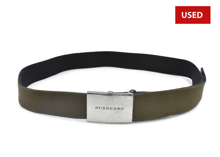 (USED) Burberry Logo Buckle Belt ( 38 - 40 Waist)