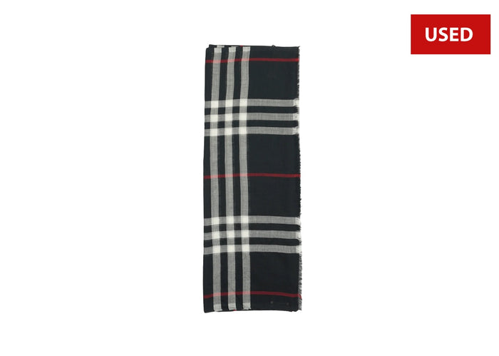 (USED) Burberry Scarf Black