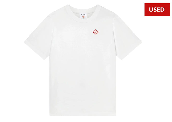 (USED) Casablanca Diamond Logo T‑Shirt White