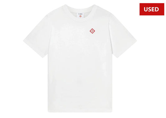 (USED) Casablanca Diamond Logo T‑Shirt White