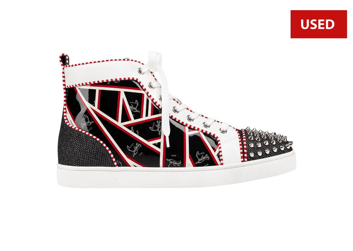 (USED) Christian Louboutin Lou Spikes Orlato Flat 'Multi' - Sz 5.5