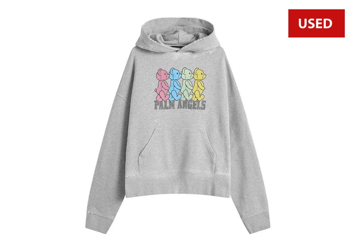 (USED) Crossroads Bears hoodie Grey Melange