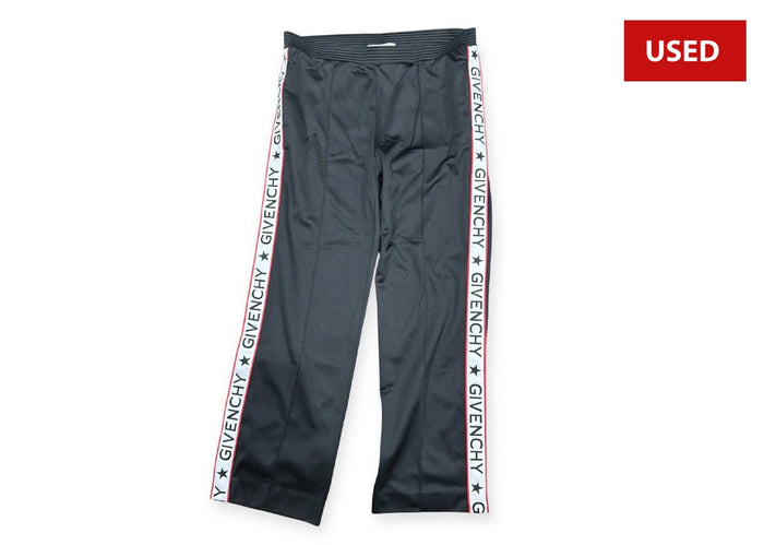 (USED) GIVENCHY Side Logo Line Track Pants Size