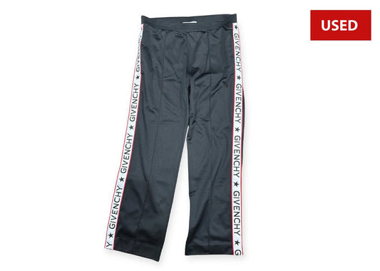 (USED) GIVENCHY Side Logo Line Track Pants Size