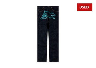 (USED) Ice Cream Blue Running Dog Denim Pants
