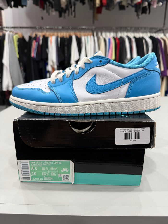 (USED) Jordan 1 Low SB UNC - Sz 8.5