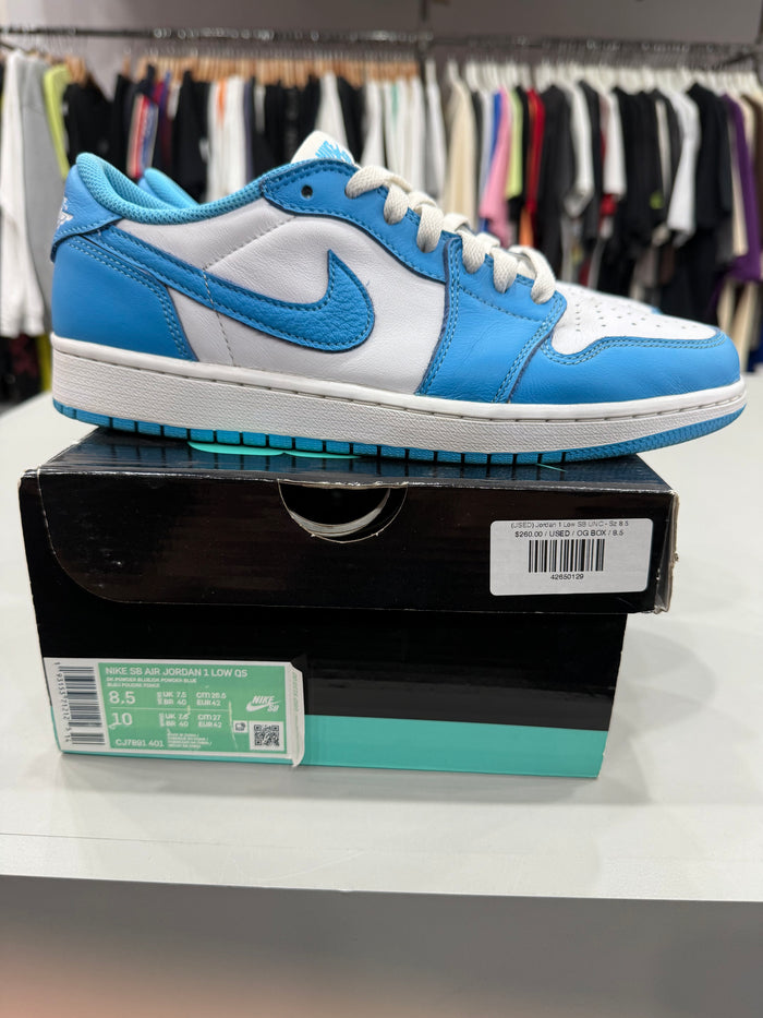 (USED) Jordan 1 Low SB UNC - Sz 8.5