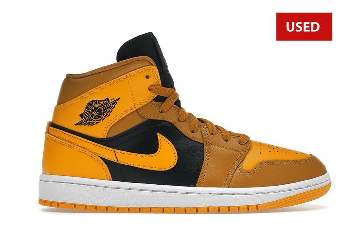 (USED) Jordan 1 Mid Chutney Taxi (Women's) - Sz 7.5