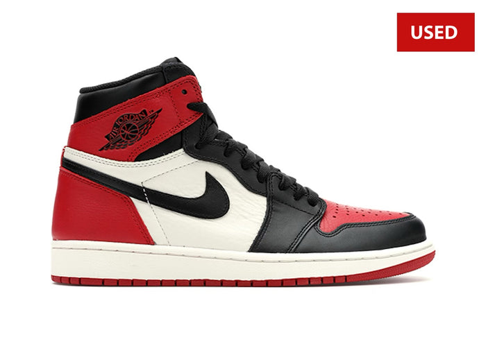(USED) Jordan 1 Retro High Bred Toe - Sz 8.5 (2)