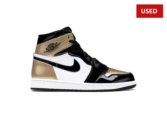 (USED) Jordan 1 Retro High NRG Patent Gold Toe - Sz 8