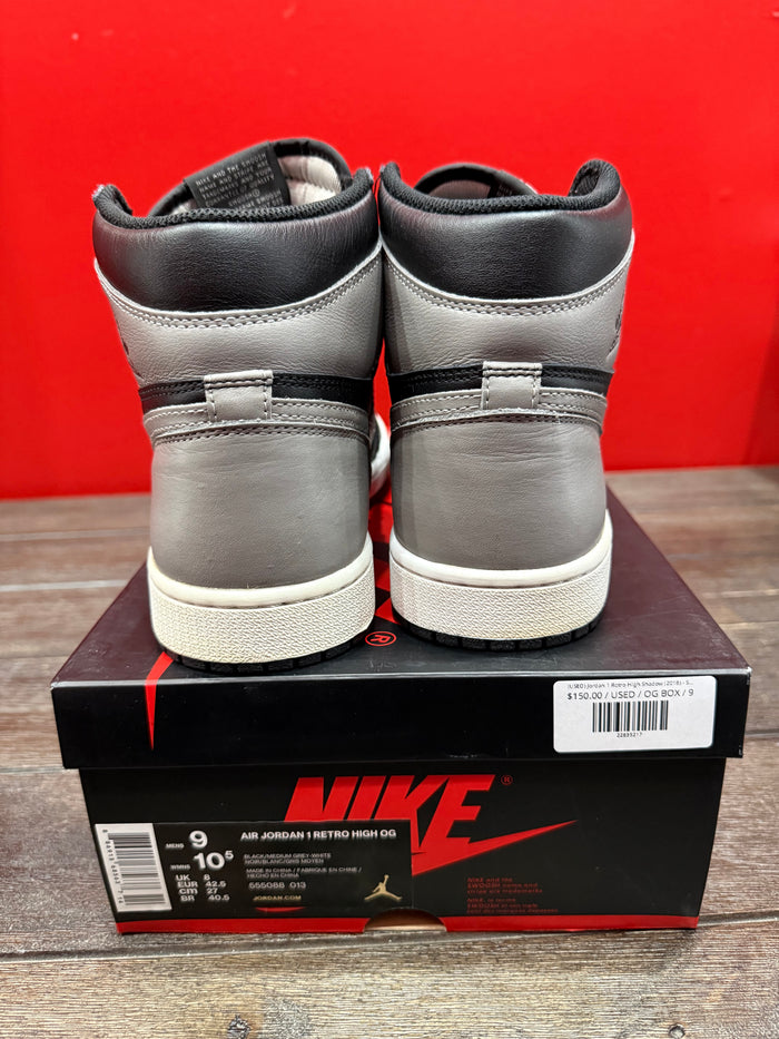 (USED) Jordan 1 Retro High Shadow (2018) - Sz 9