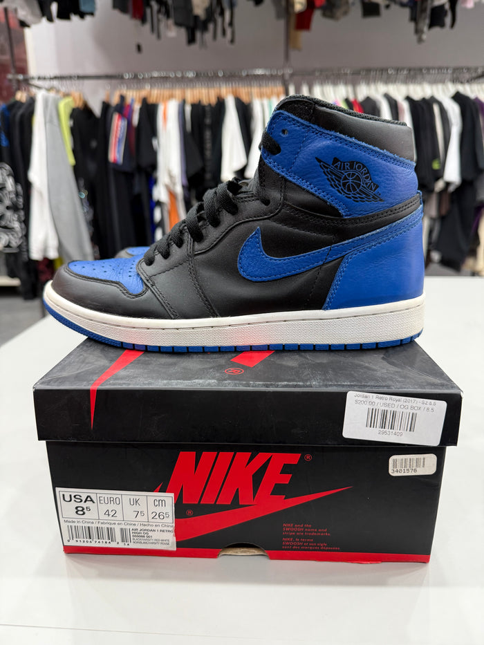 (USED) Jordan 1 Retro Royal (2017) - Sz 8.5