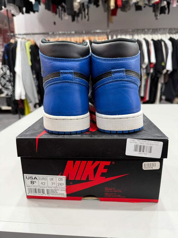 (USED) Jordan 1 Retro Royal (2017) - Sz 8.5
