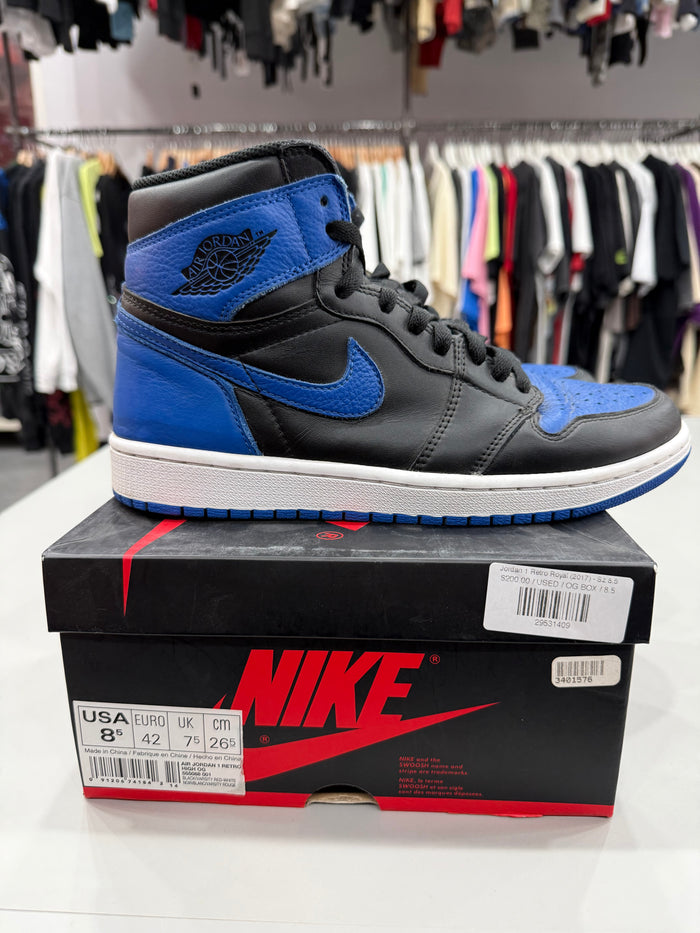 (USED) Jordan 1 Retro Royal (2017) - Sz 8.5