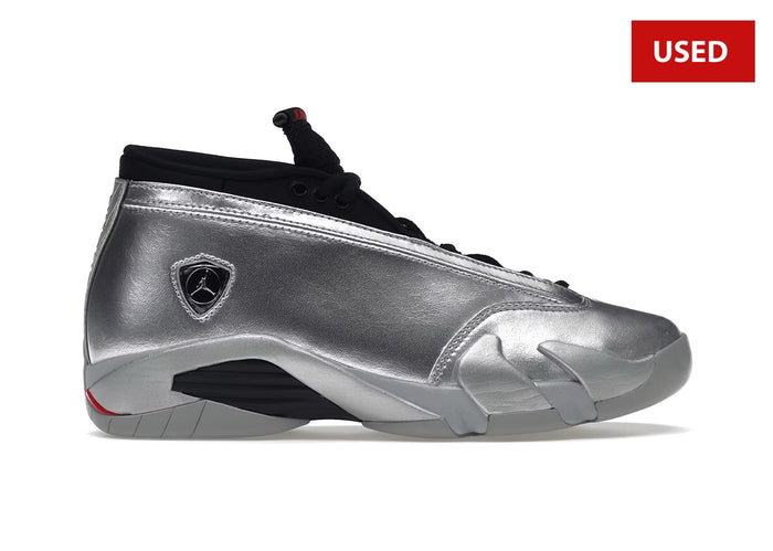 (USED) Jordan 14 Retro Metallic Silver (Women's) - Sz 6.5