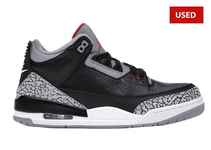(USED) Jordan 3 Retro Black Cement (2018) - Sz 8