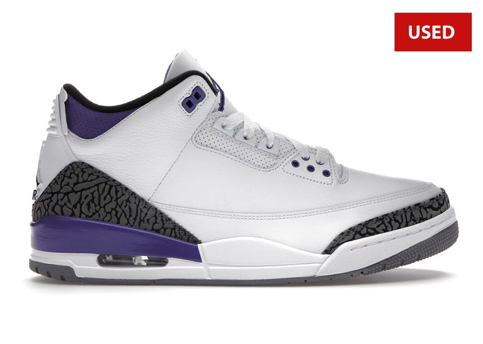 (USED) Jordan 3 Retro Dark Iris - Sz 12