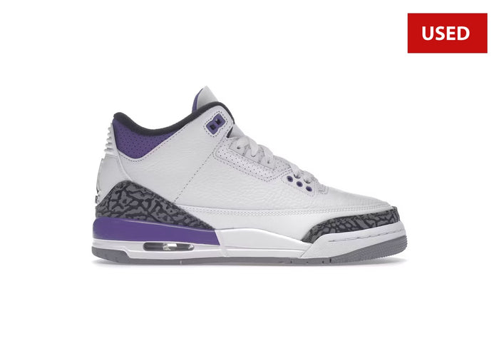 (USED) Jordan 3 Retro Dark Iris (GS) - Sz 6.5