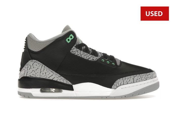 (USED) Jordan 3 Retro Green Glow - Sz 10