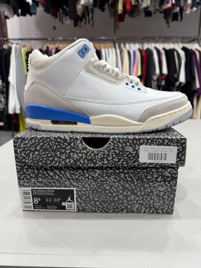 (USED) Jordan 3 Retro Lucky Shorts - Sz 8.5