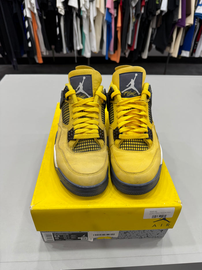 (USED) Jordan 4 Retro Lightning (2021) - Sz 8.5
