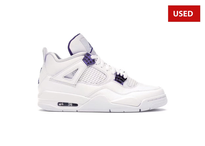 (USED) Jordan 4 Retro Metallic Purple - Sz 15