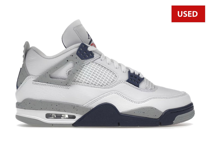 (USED) Jordan 4 Retro Midnight Navy - Sz 9.5