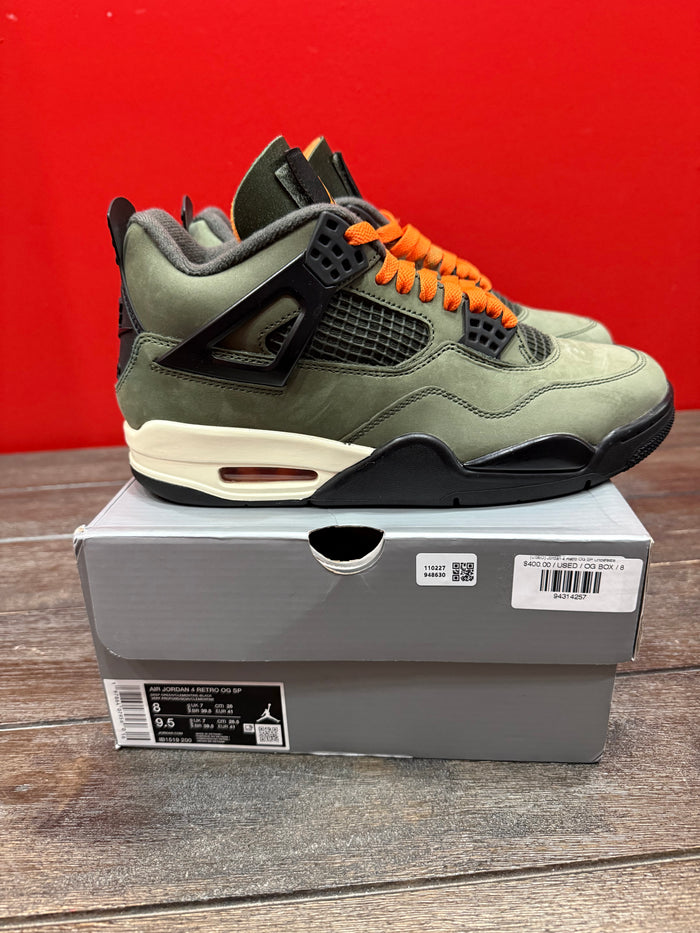 (USED) Jordan 4 Retro OG SP Undefeated (2025) - Sz 8