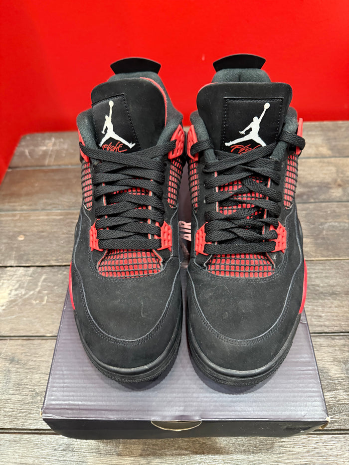 (USED) Jordan 4 Retro Red Thunder - Sz 11