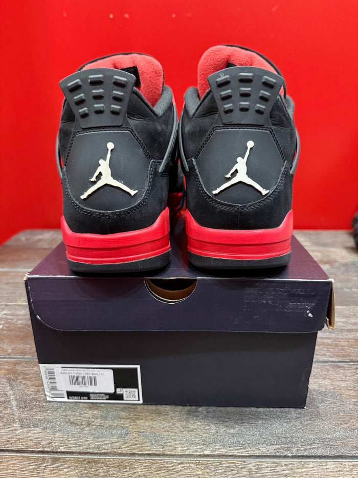 (USED) Jordan 4 Retro Red Thunder - Sz 11