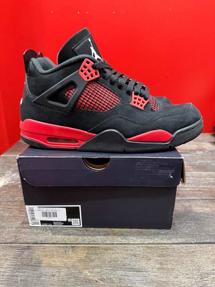 (USED) Jordan 4 Retro Red Thunder - Sz 11