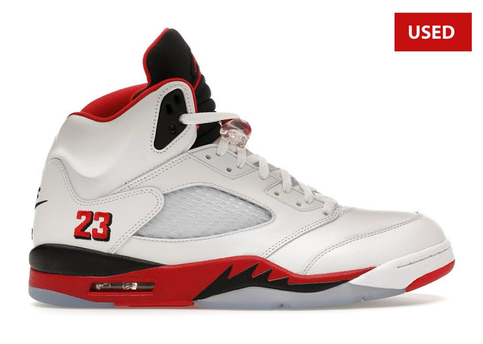 (USED) Jordan 5 Retro Fire Red Black Tongue (2025) - Sz 11 (2)