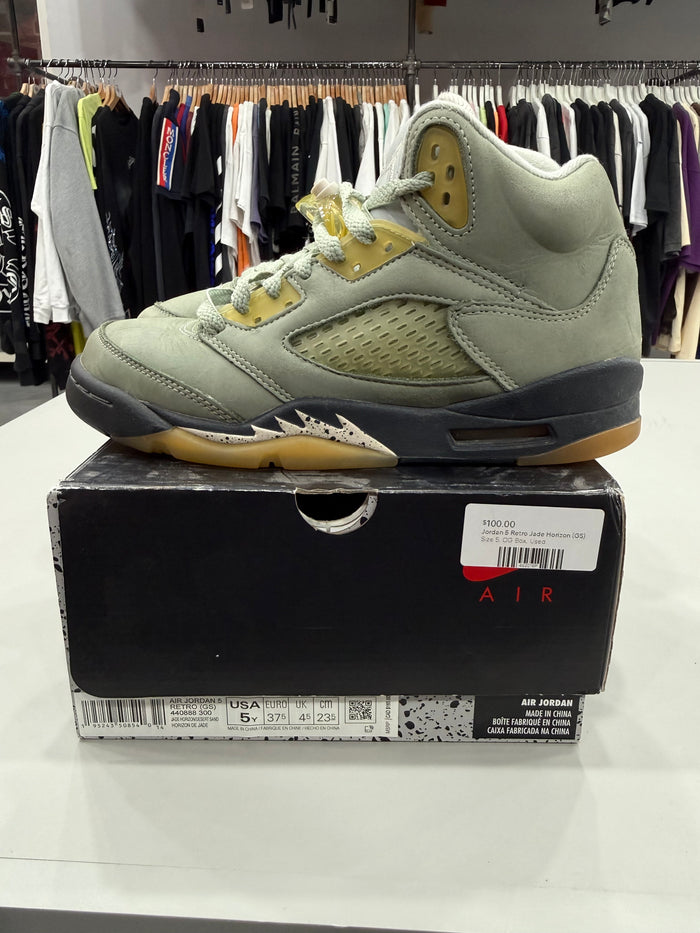 (USED) Jordan 5 Retro Jade Horizon (GS) - Sz 5