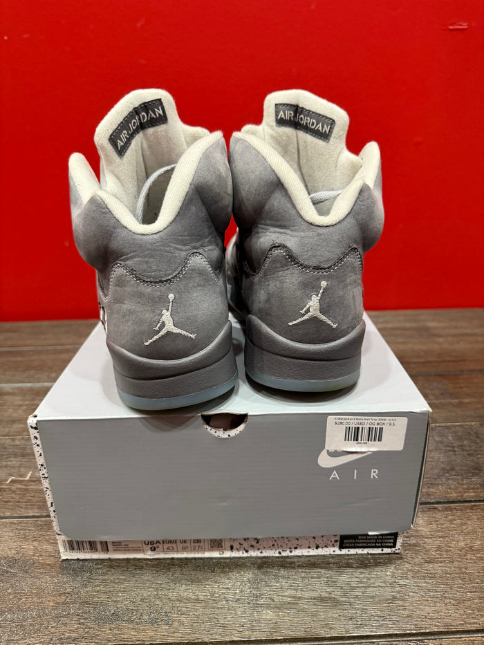 (USED) Jordan 5 Retro Wolf Grey (2026) - Sz 9.5