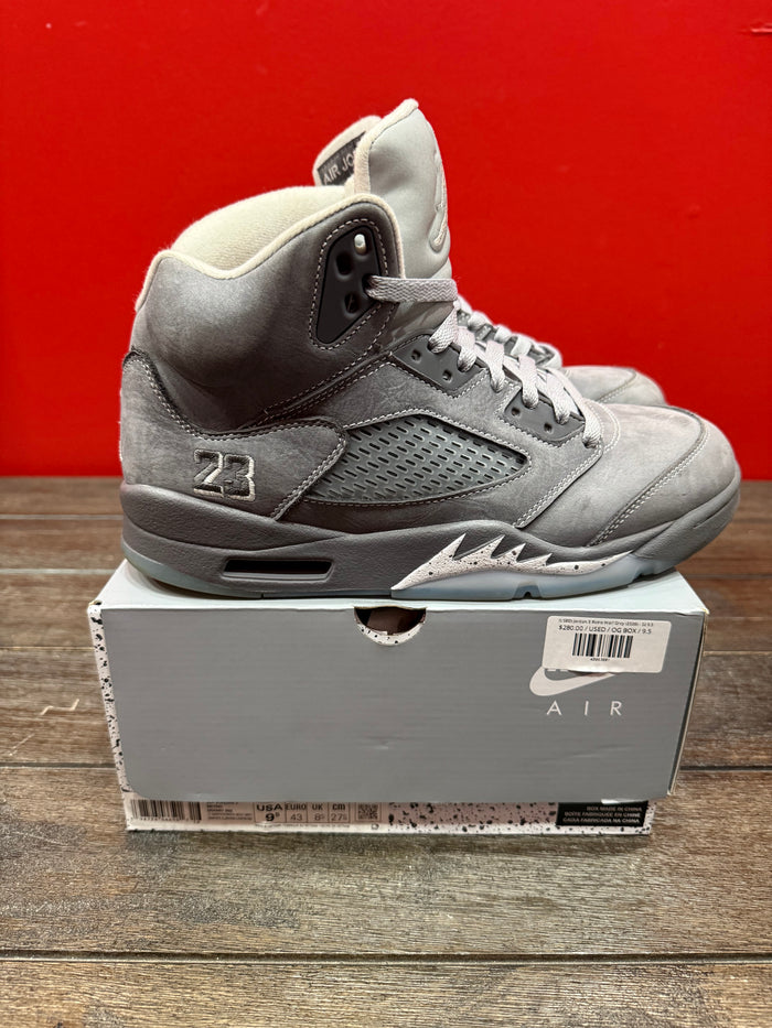 (USED) Jordan 5 Retro Wolf Grey (2026) - Sz 9.5