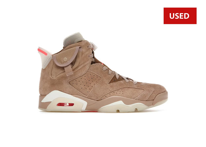 (USED) Jordan 6 Retro Travis Scott British Khaki - Sz 13