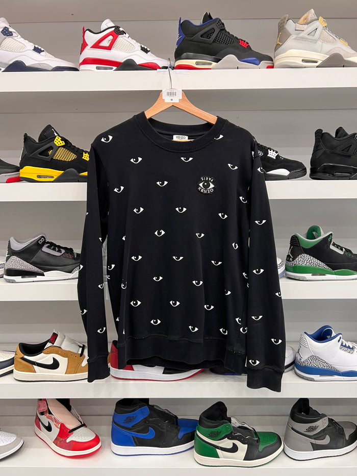 (USED) Kenzo All Over Eye Crew Neck Sweatshirt