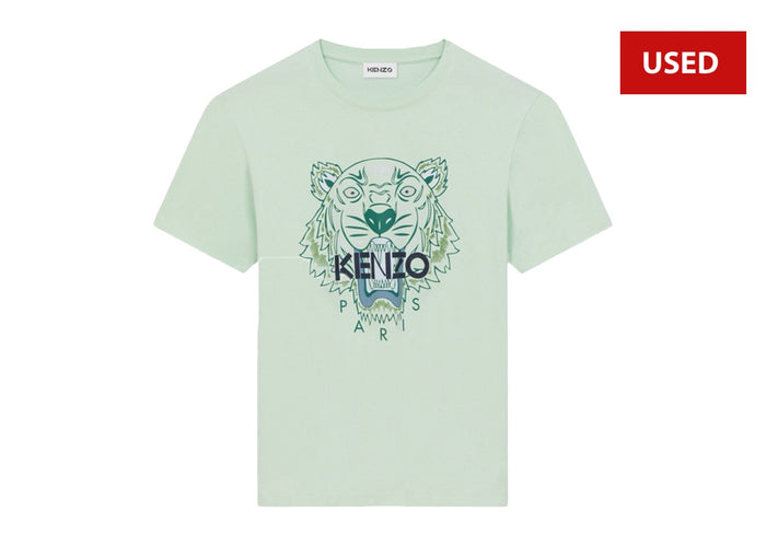 (USED) Kenzo Men's Tiger T-Shirt Almond Green