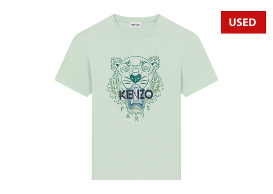 (USED) Kenzo Men's Tiger T-Shirt Almond Green