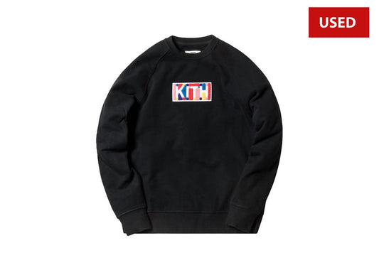 (USED) Kith Geo Color Crewneck Black