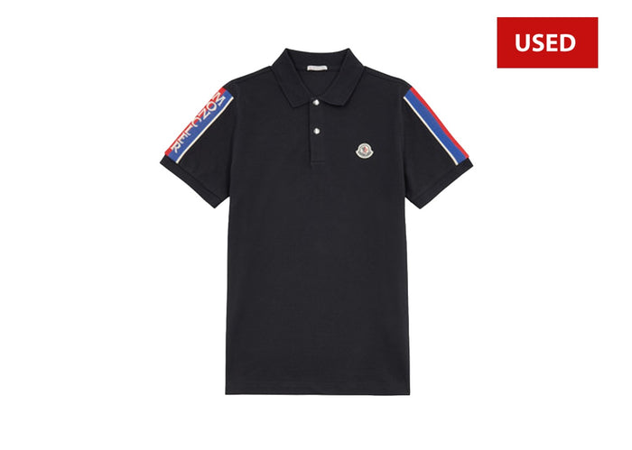 (USED) Moncler Button Polo Navy